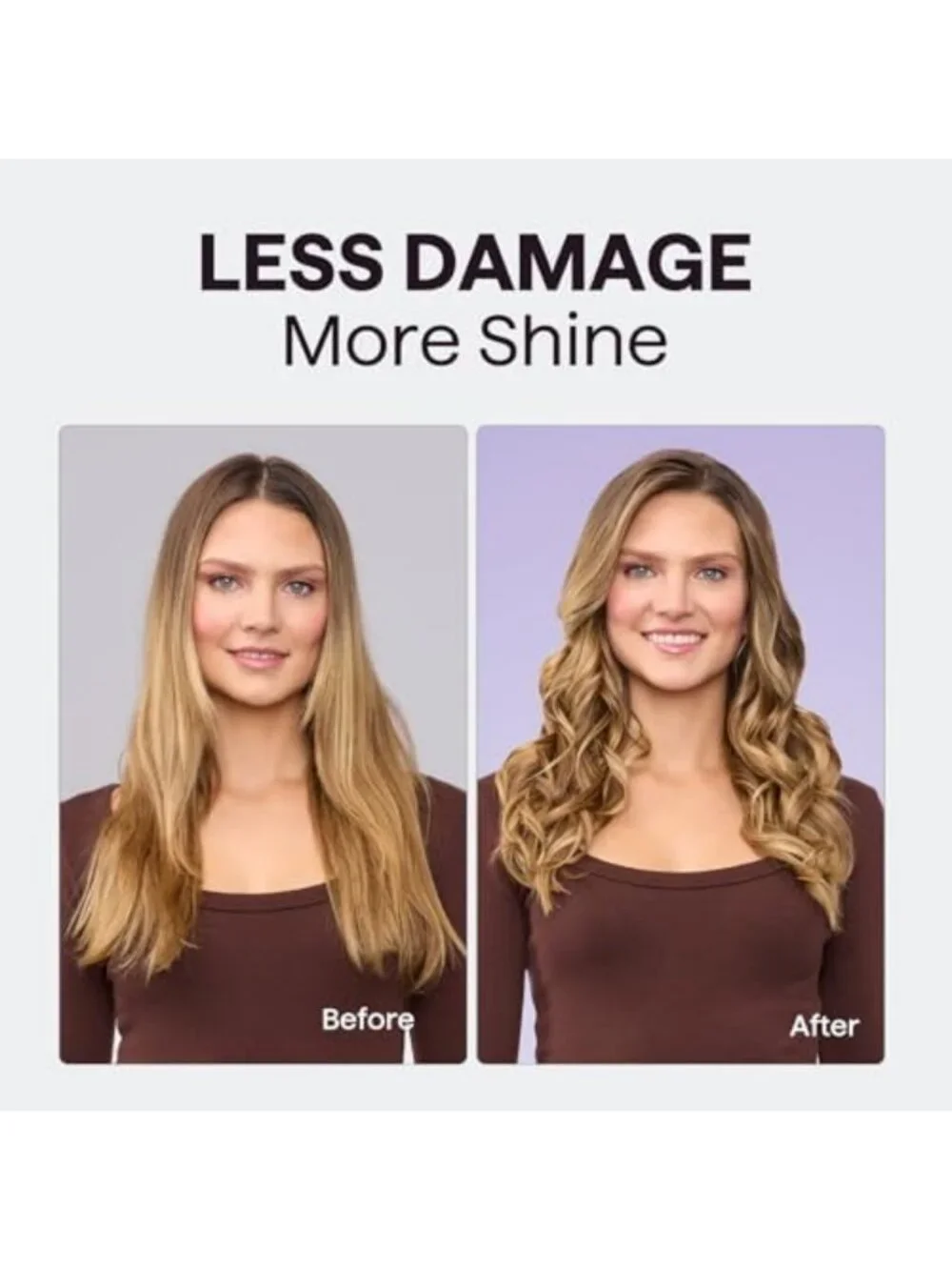 5-in-1 Curling Wand Set with Thermal Brush & Versatile Barrel Sizes for Waves